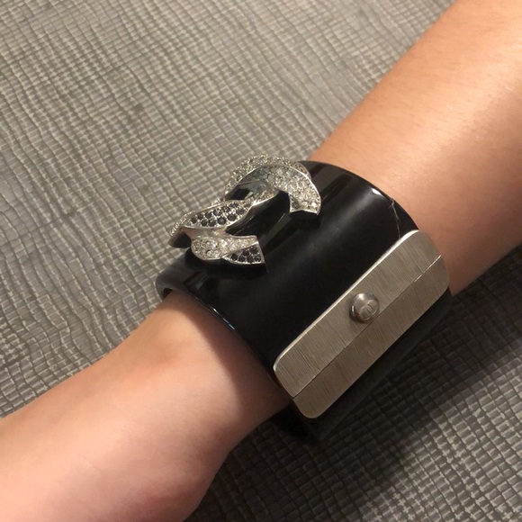 Chanel Double C Cuff Bracelet - Picture 3 of 16